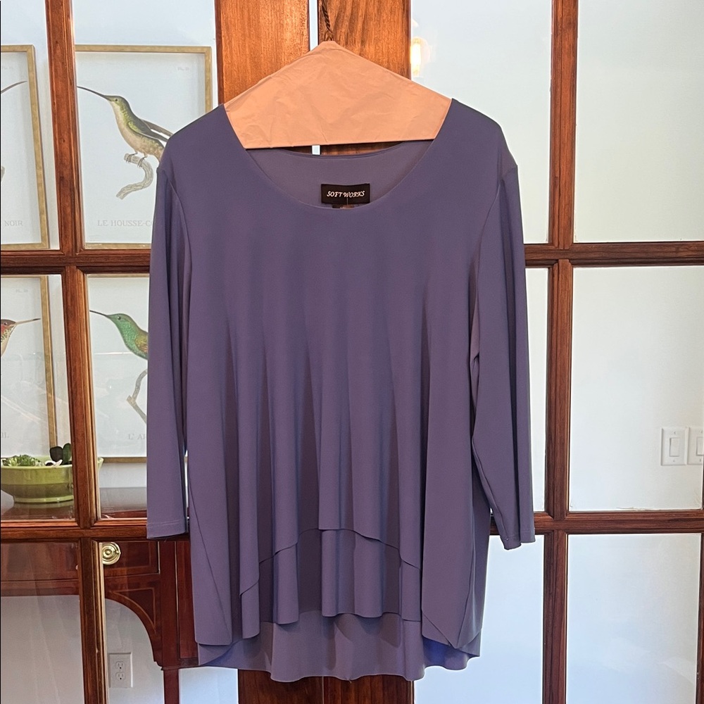 Cozy Moments Women's Blouse in Blue